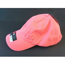 Mujers Baseball Cap UNDER ARMOUR 1285293 Adjustable UA FREE FIT Salmon Color  eb-16260136